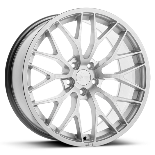 1Form Edition.1 (EDT.1) Brushed Pure Silver 19"x8.5 PCD:5x112  ET:45 CB:73.1 Load:825kg