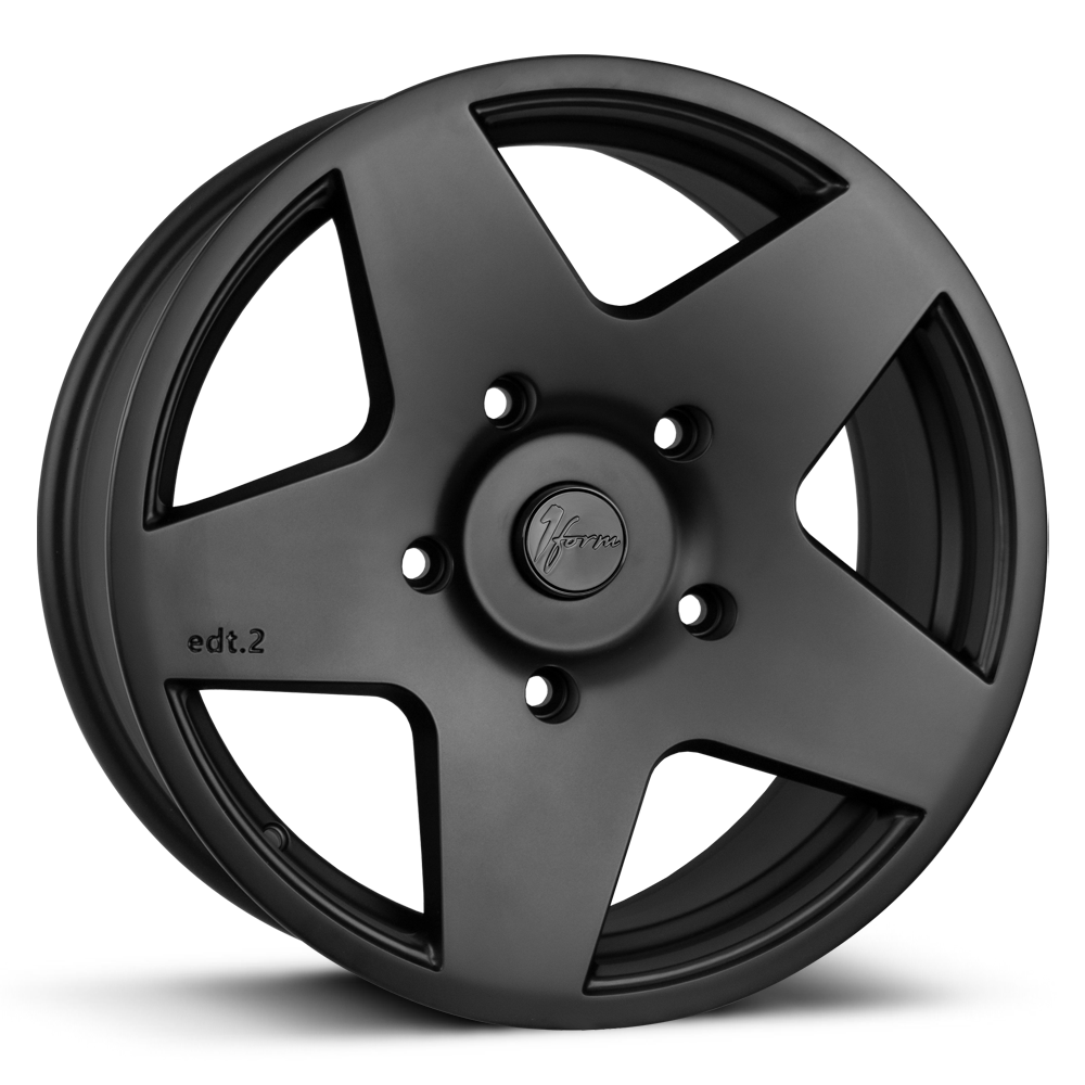 1Form Edition.2 (EDT.2) Transit Matt Black 18"x8.5 PCD:5x160  ET:55 CB:65.1 Load:950kg
