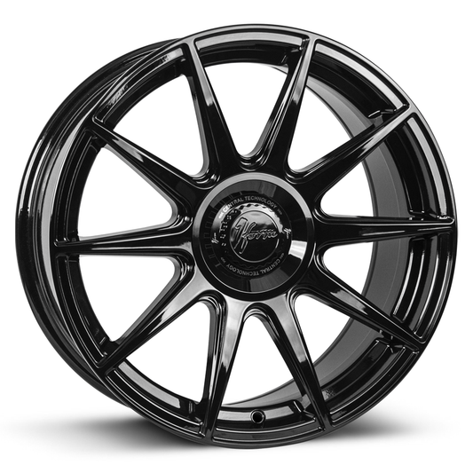 1Form Edition.3+ (EDT.3+) Gloss Black 17"x7.5 PCD:4xBLANK 98|100|101.6|108|114.3 ET:40-45 CB:72.6 Load:690kg