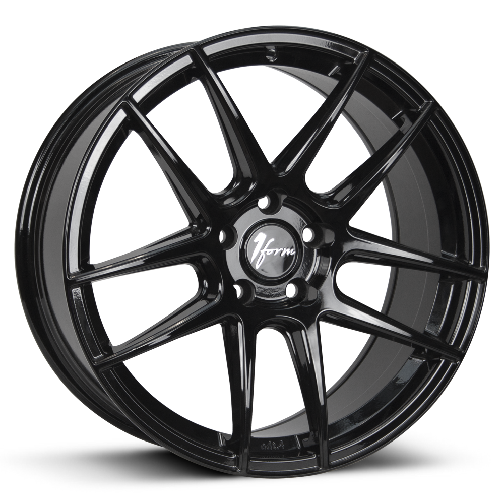 1Form Edition.4 (EDT.4) Gloss Black 18"x9.5 PCD:5xBLANK 98|100|105|108|110|112|114.3|115|118|120|120.65 ET:30-45 CB:72.6 Load:860kg